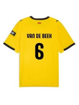 Muži Futbalové oblečenie Girona Donny van de Beek #6 2025-26 Krátky Rukáv - Preč